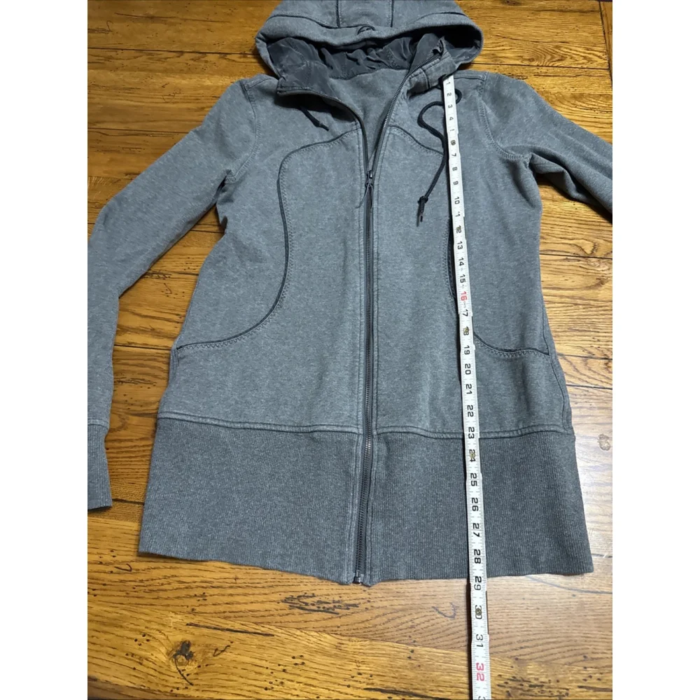 Lululemon In Stride Jacket Heathered Slate sz 6 EUC Z3